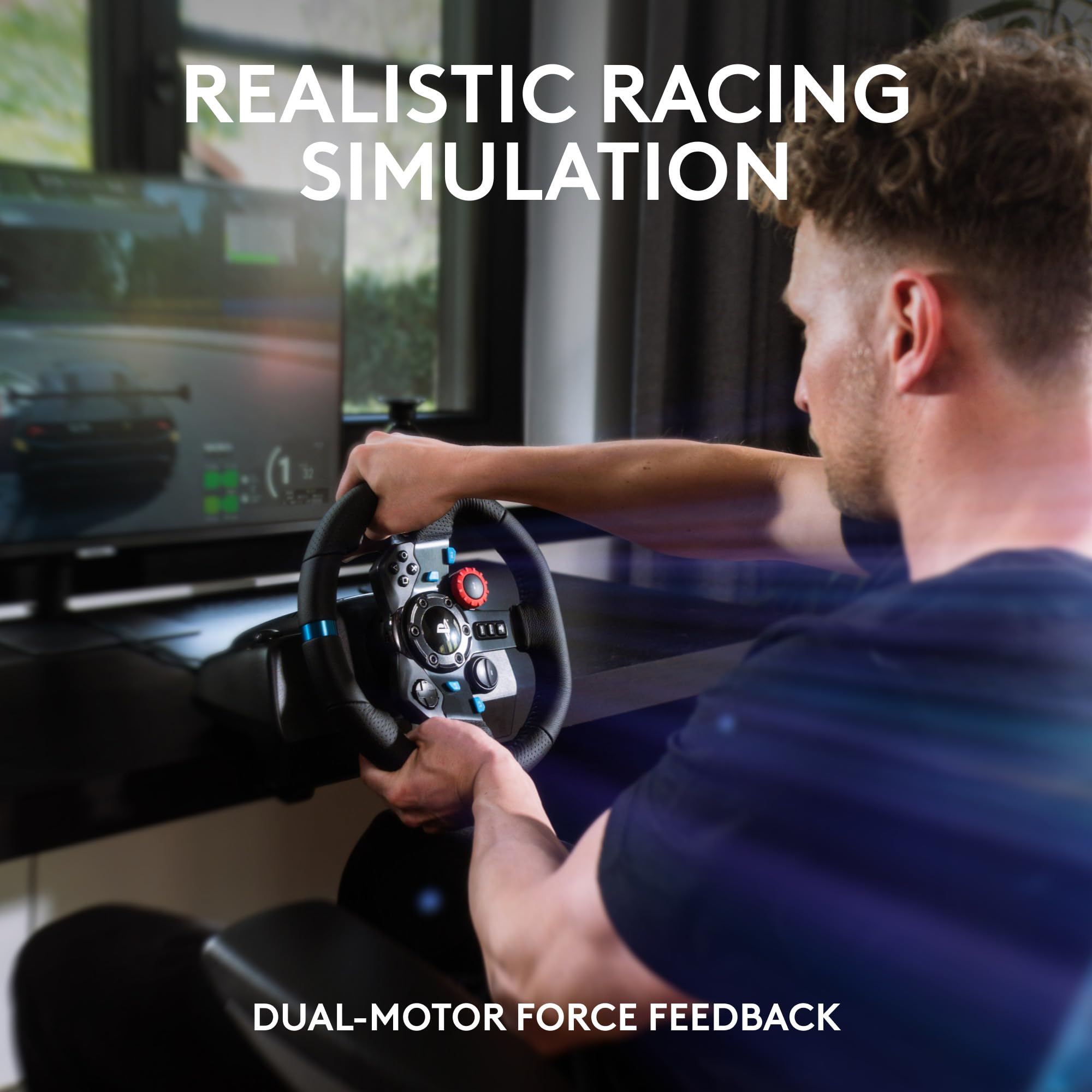 Logitech G G29 SE Driving Force Racing Wheel and Pedals, Force